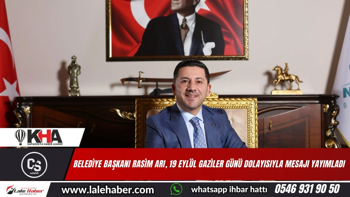 Belediye Başkanı Arı, Gaziler Günü mesajı yayımladı 