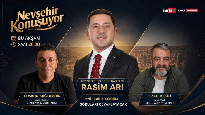 Belediye Başkanı Rasim Arı, bu akşam Lale Haber'de soruları cevaplayacak
