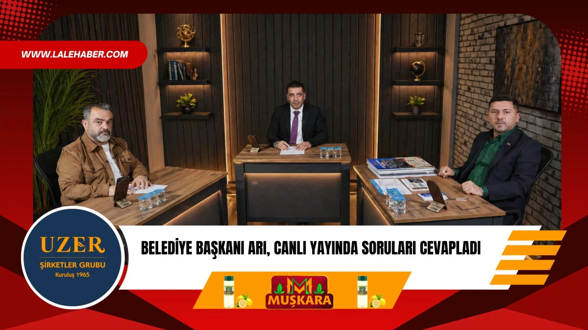 Belediye Başkanı Rasim Arı, canlı yayında soruları cevapladı