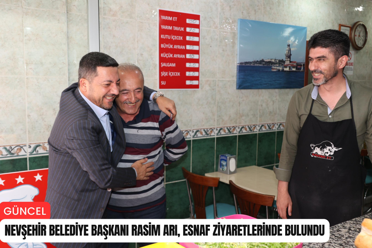 Belediye Başkanı Rasim Arı, esnaf ziyaretlerinde bulundu