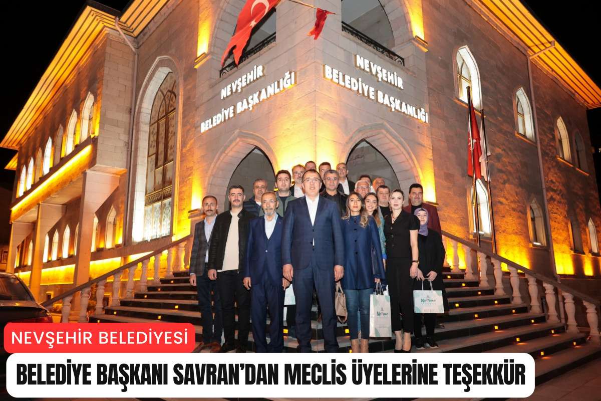 Belediye Başkanı Savran’dan meclis üyelerine teşekkür