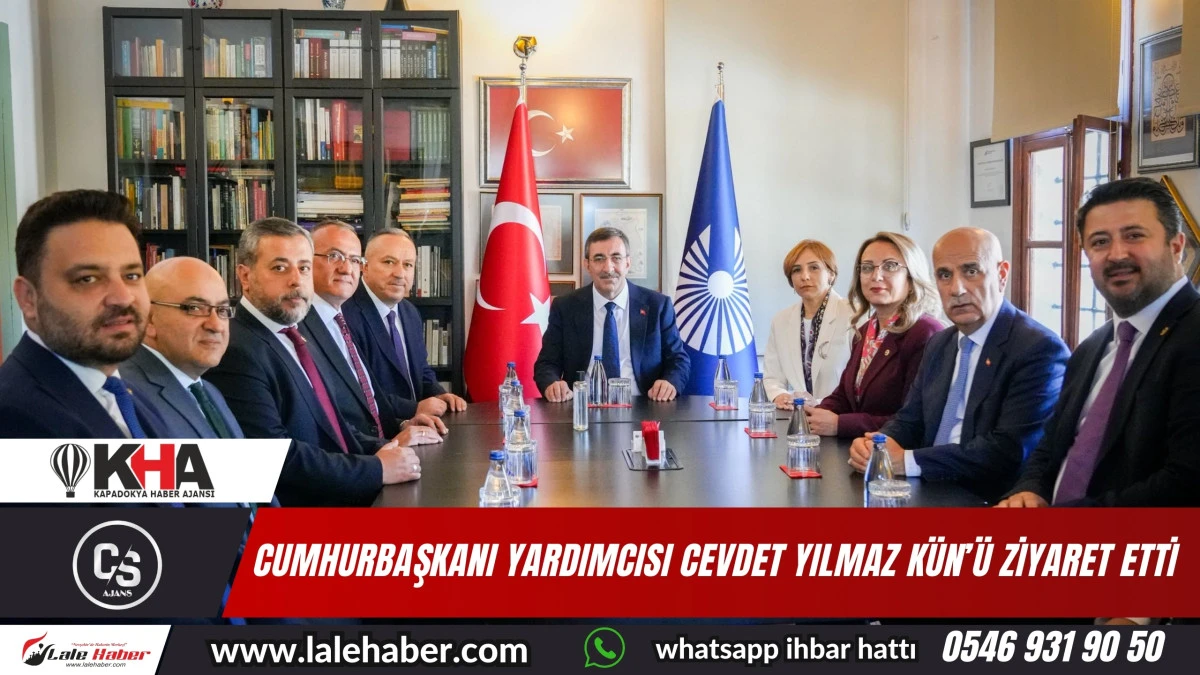 Cumhurbaşkanı Yardımcısı Cevdet Yılmaz, KÜN’ü ziyaret etti