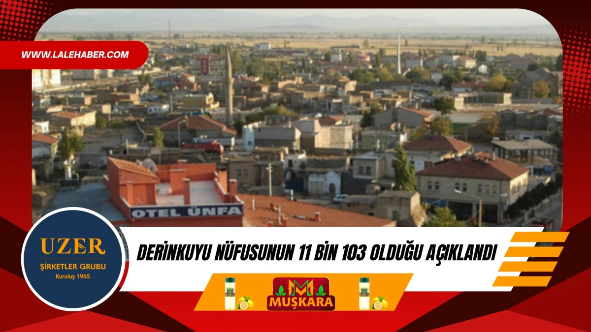 Derinkuyu n&uuml;fusu 11 bin 103 olarak a&ccedil;ıklandı