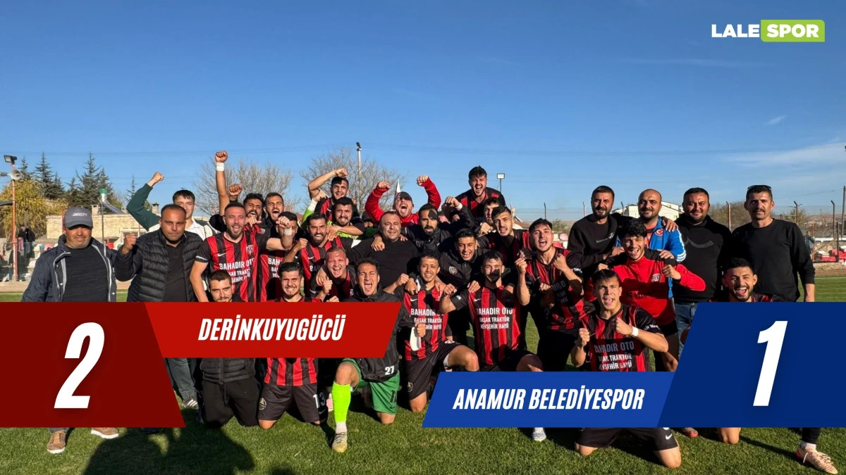 Derinkuyugücü, Anamur Belediyespor'u 2-1 mağlup etti