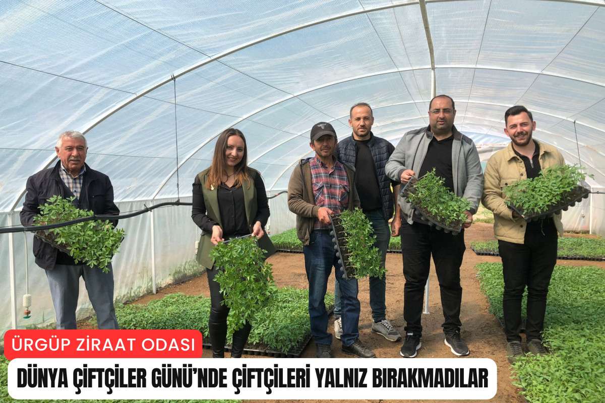 Dünya Çiftçiler Günü’nde çiftçileri yalnız bırakmadılar