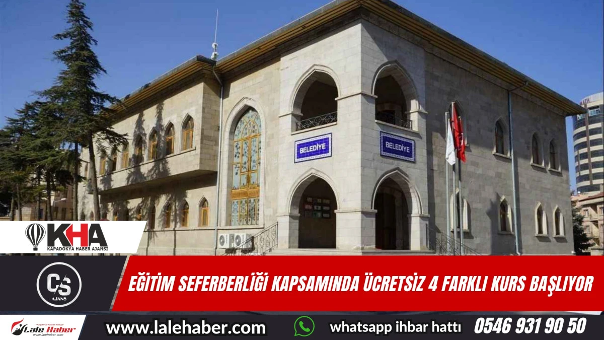 Eğitim seferberliği kapsamında ücretsiz 4 farklı kurs başlıyor