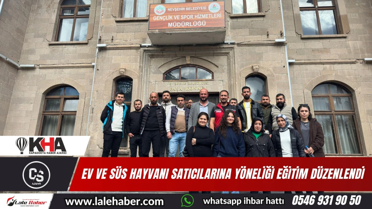 Ev ve süs hayvan satıcılarına yönelik eğitim düzenlendi