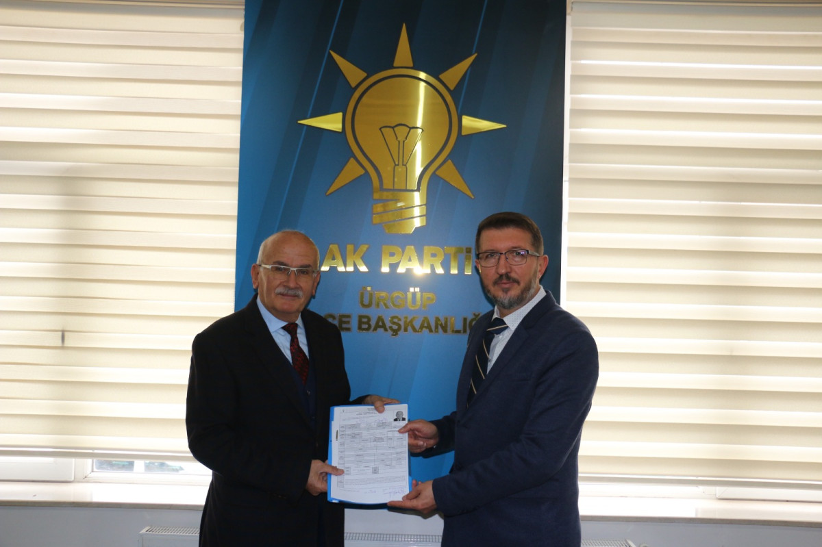 Fahri Yıldız, AK Parti Ürgüp Belediye Başkan aday adaylığı için başvuru yaptı