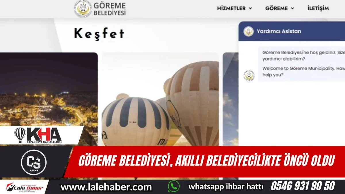 Göreme Belediyesi, akıllı belediyecilikte öncü oldu