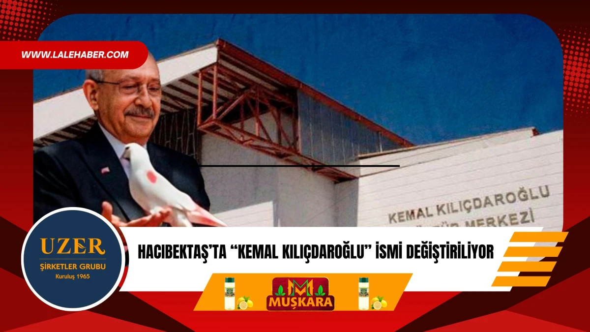 Hacıbektaş Belediye Meclisi k&uuml;lt&uuml;r merkezinden "Kemal Kılı&ccedil;daroğlu" ismini sildiriyor
