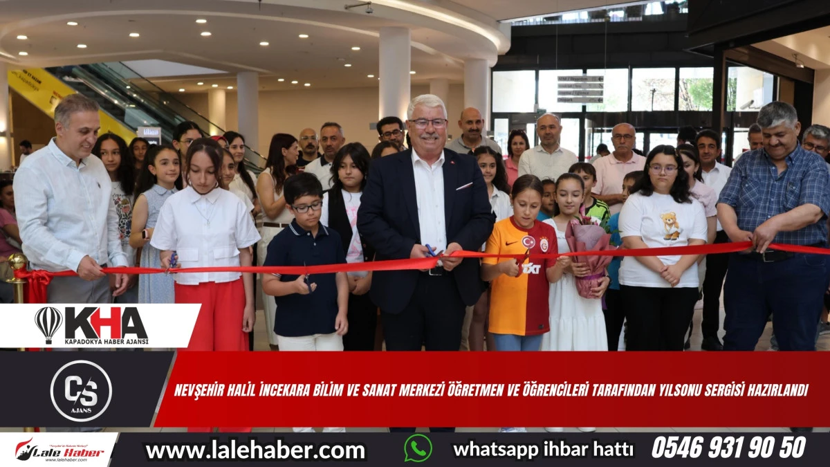 Halil İncekara Bilim ve Sanat Merkezi yılsonu sergisi açıldı