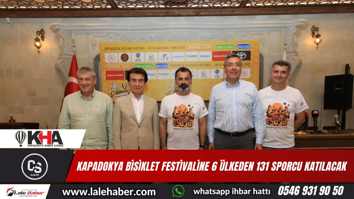 Kapadokya Bisiklet Festivali’ne 6 ülkeden 131 sporcu katılacak