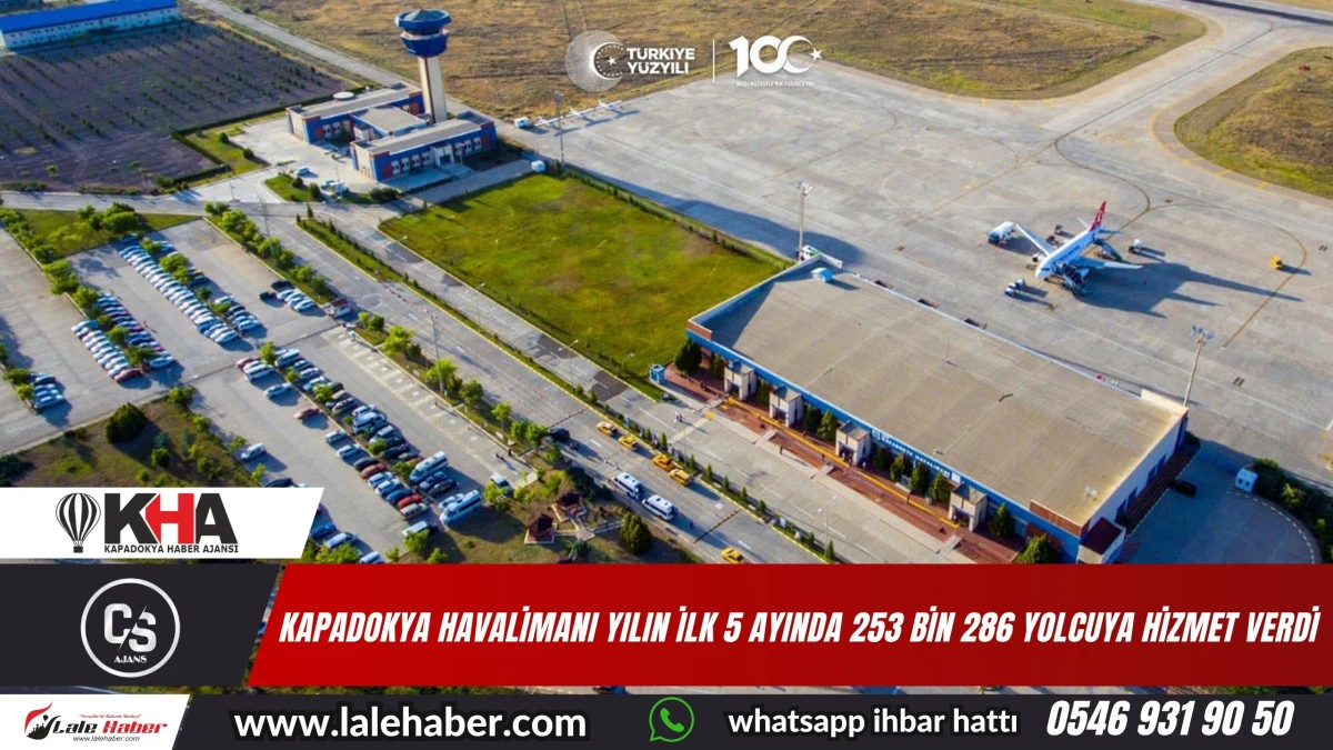 Kapadokya Havalimanı 5 ayda 253 bin 286 yolcuya hizmet verdi