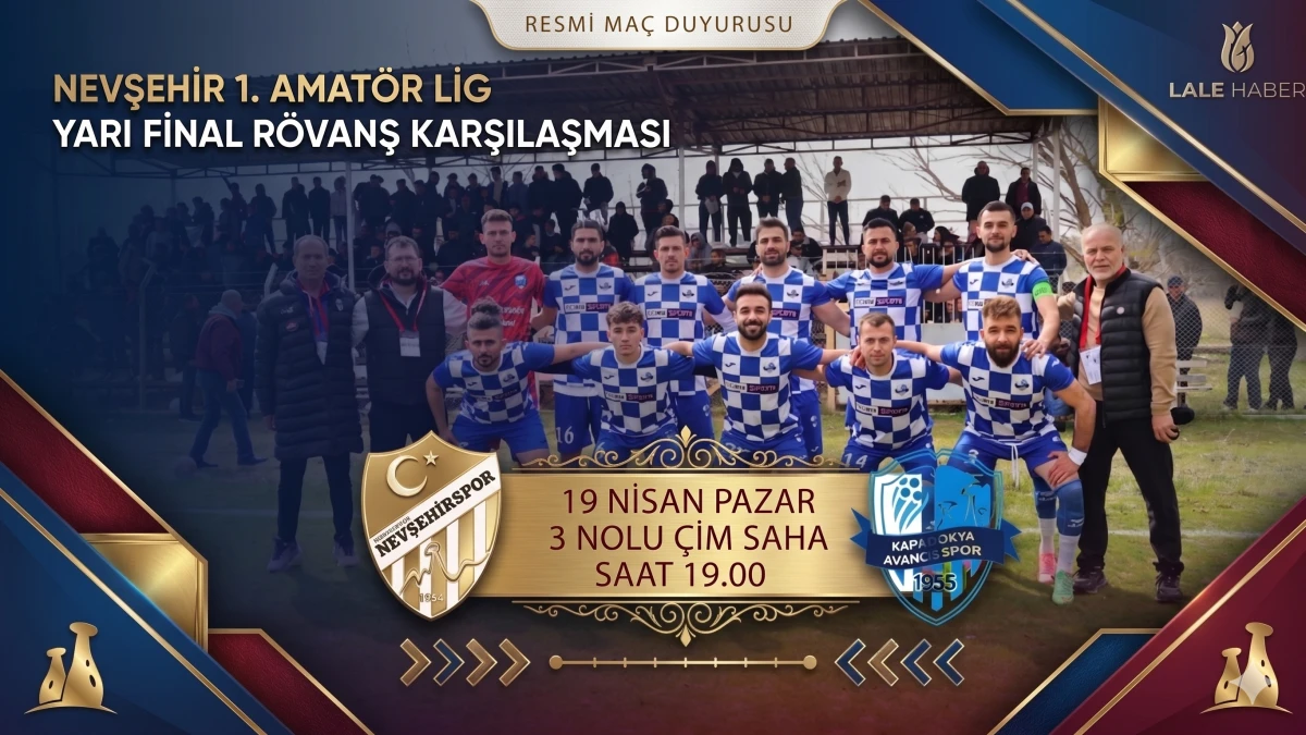 Kapadokya Nevşehirspor-Kapadokya Avanosspor r&ouml;vanş ma&ccedil;ında karşılaşacak