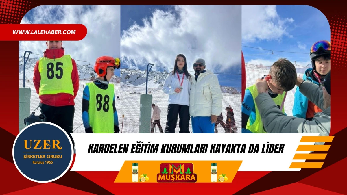 Kardelen Eğitim Kurumları kayakta da lider