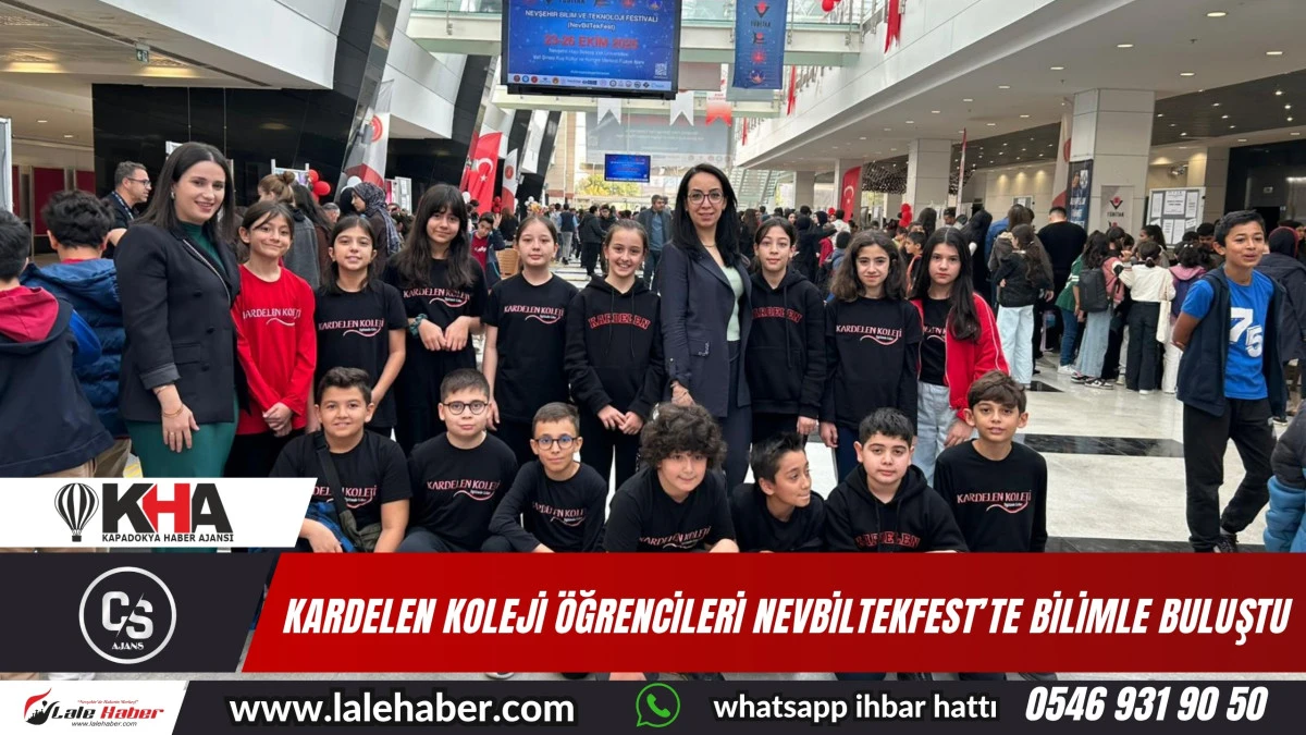 Kardelen Koleji öğrencileri NevBilTekFest’te bilimle buluştu