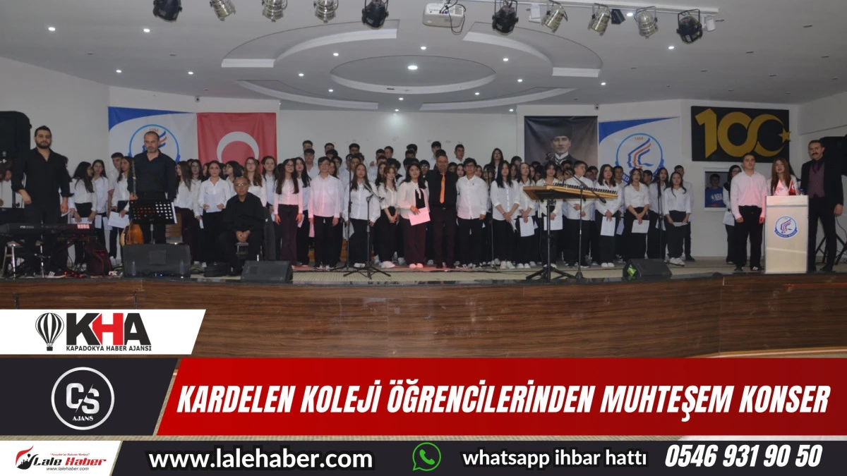 Kardelen Koleji öğrencilerinden muhteşem konser