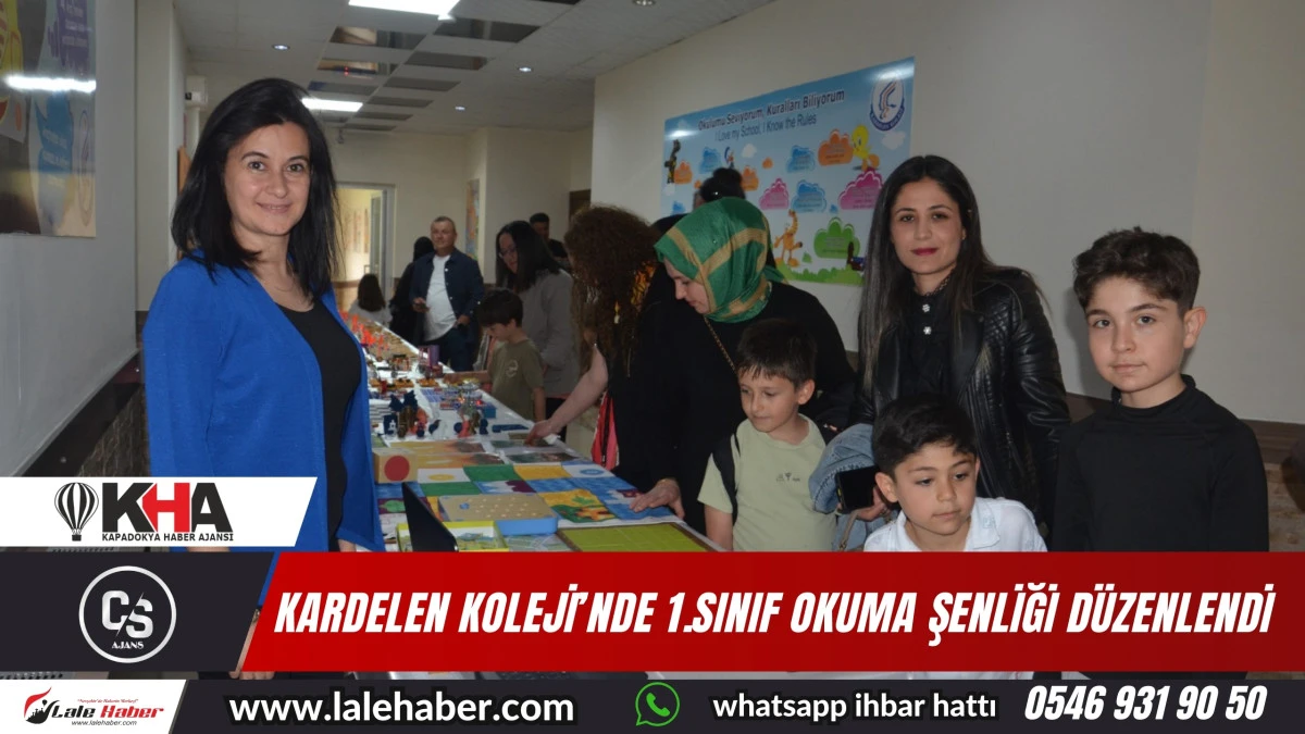 Kardelen Koleji'nde 1.sınıf okuma şenliği düzenlendi