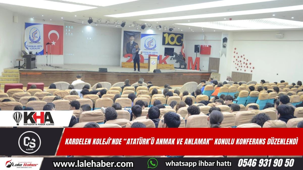 Kardelen Kolejinde “Atatürk’ü Anmak ve Anlamak” konulu konferans