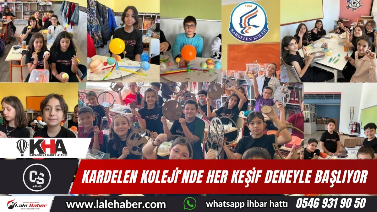 Kardelen Koleji’nde her keşif deneyle başlıyor