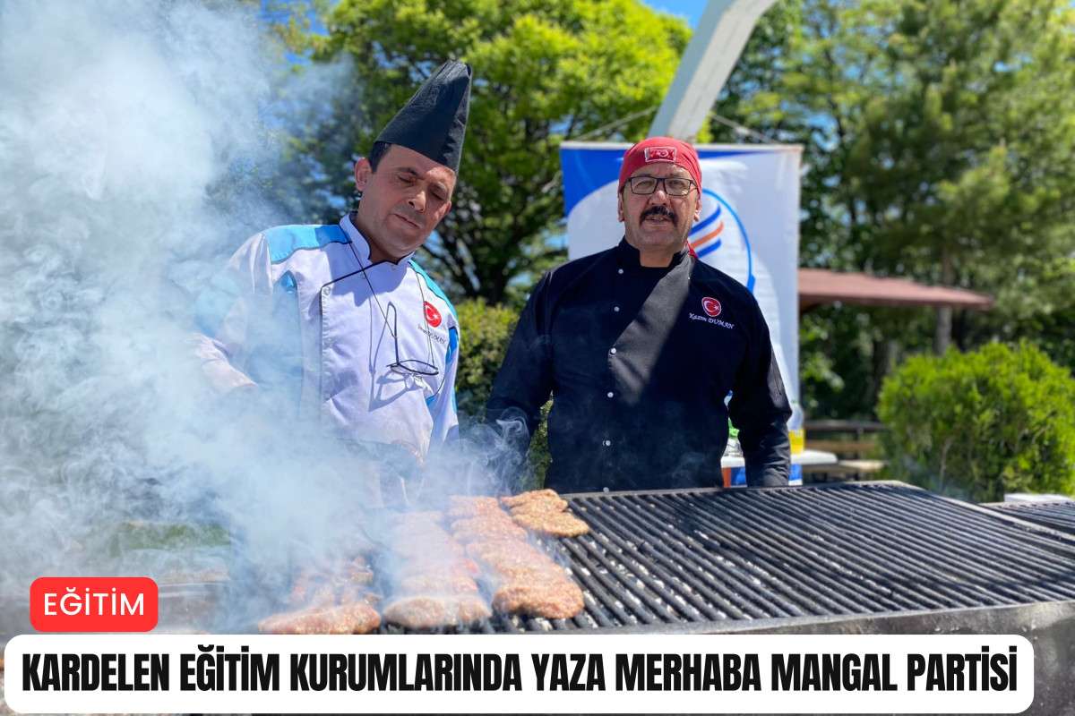 Kardelen Koleji'nde yaza merhaba mangal partisi düzenlendi