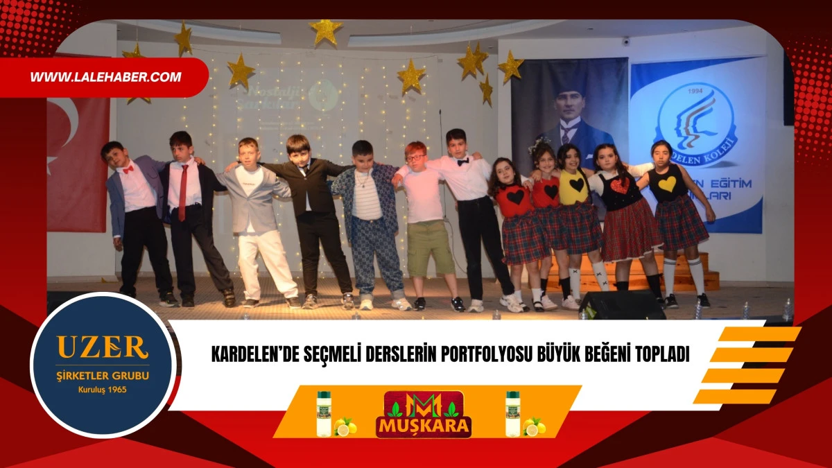 Kardelen&rsquo;de se&ccedil;meli derslerin portfolyosu b&uuml;y&uuml;k beğeni topladı