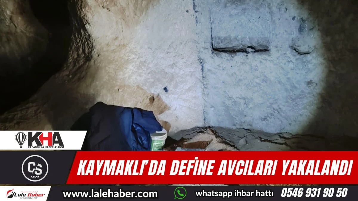 Kaymaklı'da define avcıları yakalandı