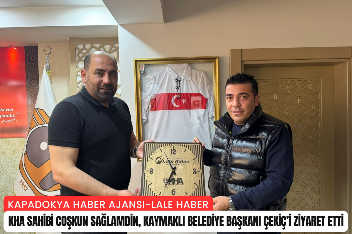 KHA Sahibi Sağlamdin, Kaymaklı Belediye Başkanı Çekiç'i ziyaret etti