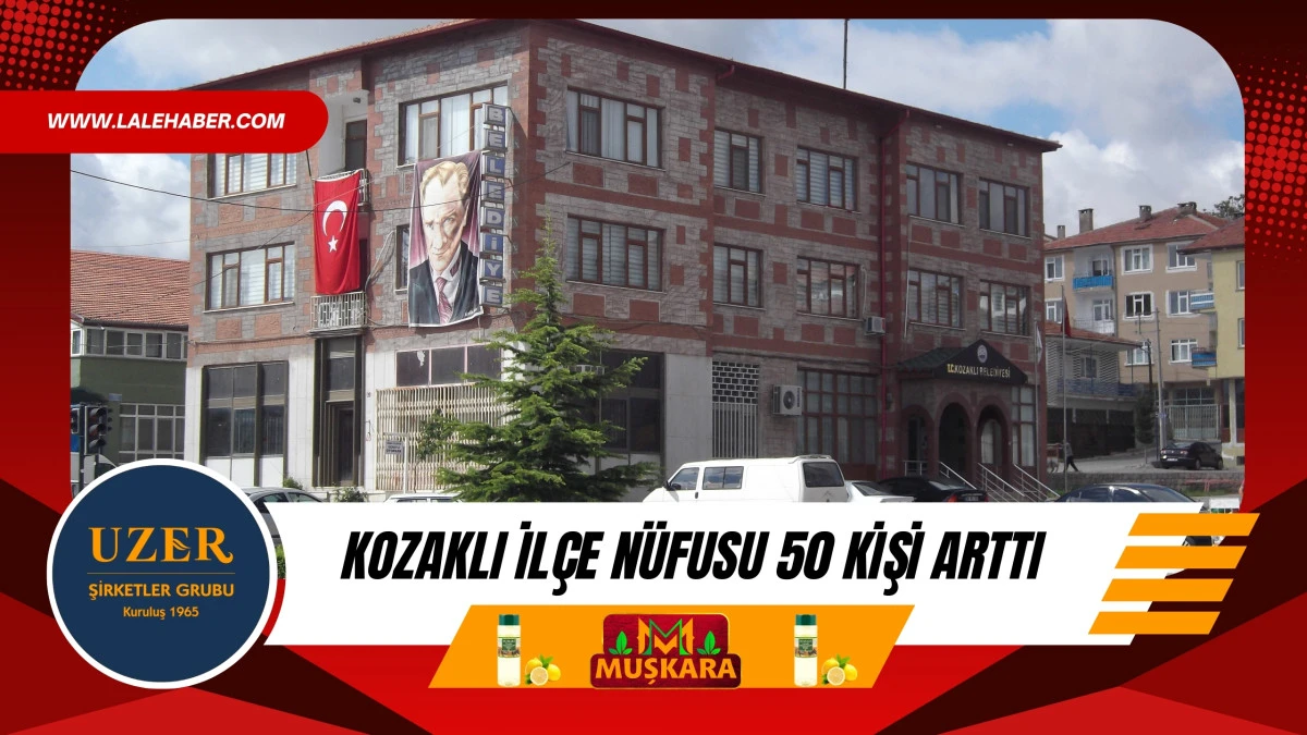 Kozaklı&rsquo;nın n&uuml;fusu 50 kişi arttı