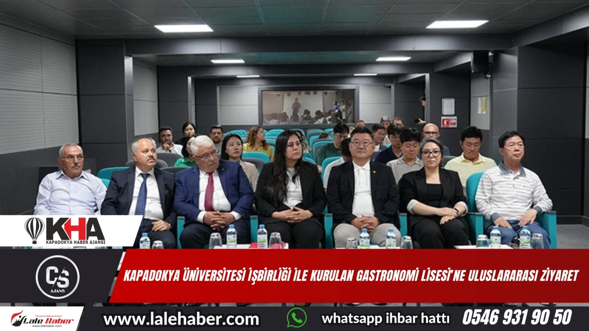 KÜN işbirliği ile kurulan Gastronomi Lisesi’ne uluslararası ziyaret