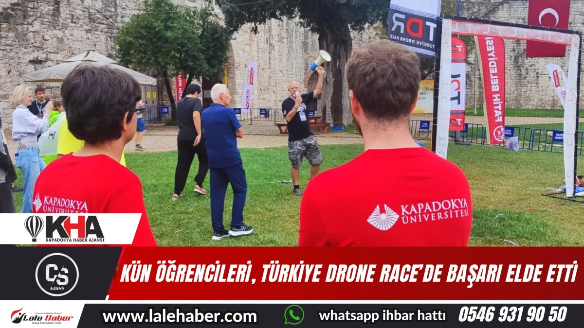 KÜN öğrencileri, Türkiye Drone Race’de uluslararası başarı elde etti