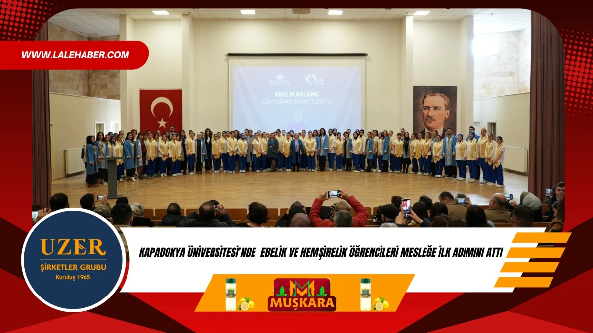 K&Uuml;N&rsquo;de ebelik ve hemşirelik &ouml;ğrencileri mesleğe ilk adımını attı