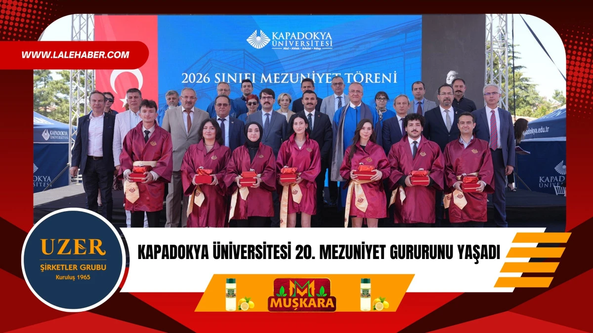 K&Uuml;N&rsquo;de şed kuşanan mezunlar geleceğe uğurlandı