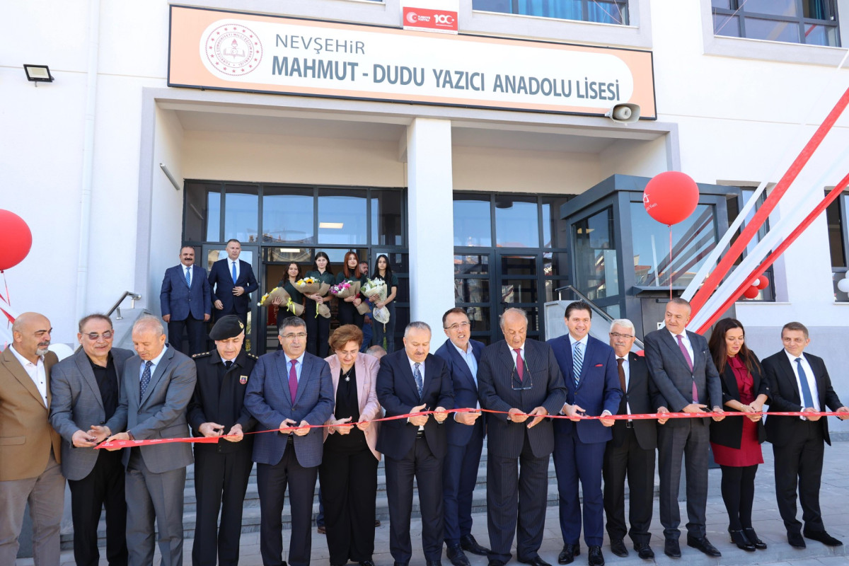 Mahmut-Dudu Yazıcı Anadolu Lisesi açıldı