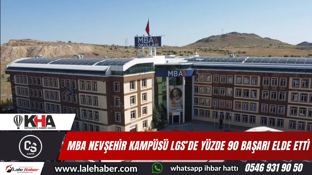 MBA Nevşehir kampüsü, LGS’de yüzde 90 başarı elde etti