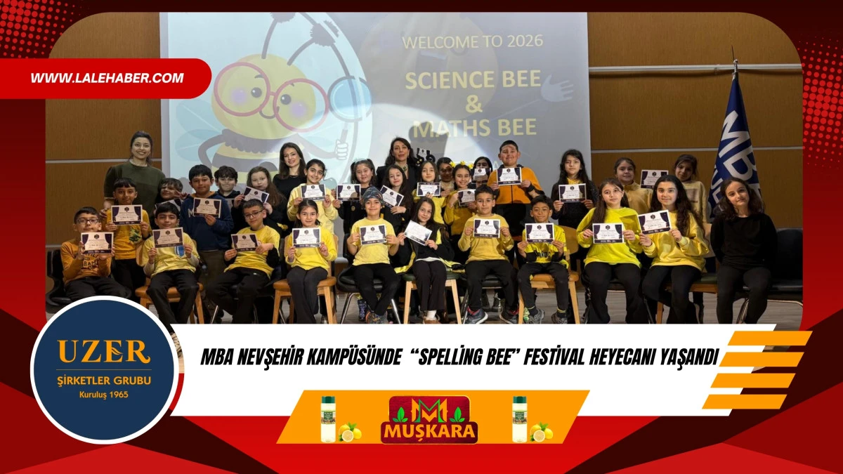 MBA Nevşehir Kamp&uuml;s&uuml;nde, Spelling Bee festival heyecanı yaşandı