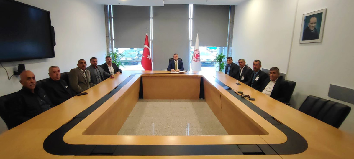Milletvekili Özgün, Nevşehir Ziraat Odaları başkanlarıyla bir araya geldi