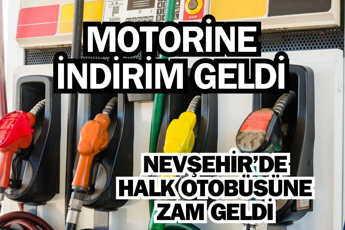 Motorine indirim geldi, Nevşehir'de halk otobüsüne zam