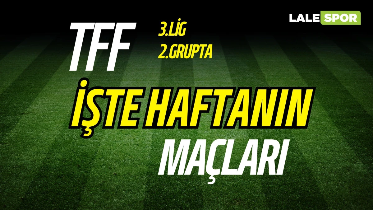 Nesine 3.Lig 2.Grupta haftanın maçları