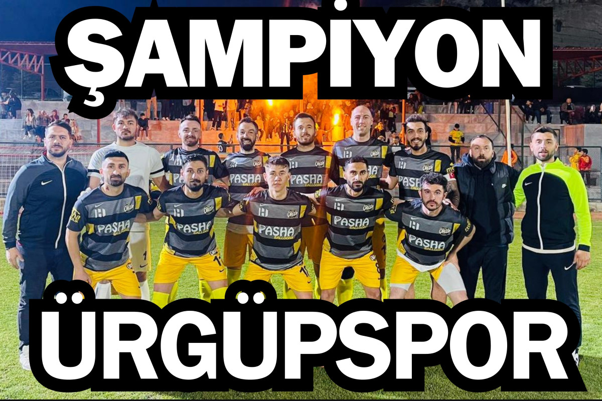 Nevşehir 1.Amatör Ligin şampiyonu Ürgüpspor oldu
