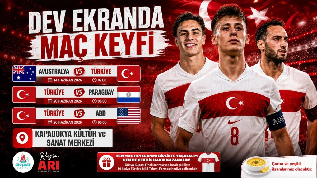 Nevşehir A Milli Futbol Takımı’nın dünya kupası ma
