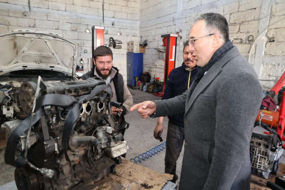 Nevşehir Belediye Başkanı Savran, sanayiyi karış karış geziyor