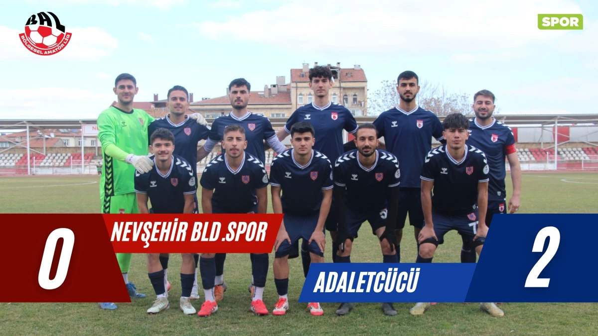 Nevşehir Belediyespor, Adaletg&uuml;c&uuml;'ne 2-0 mağlup oldu