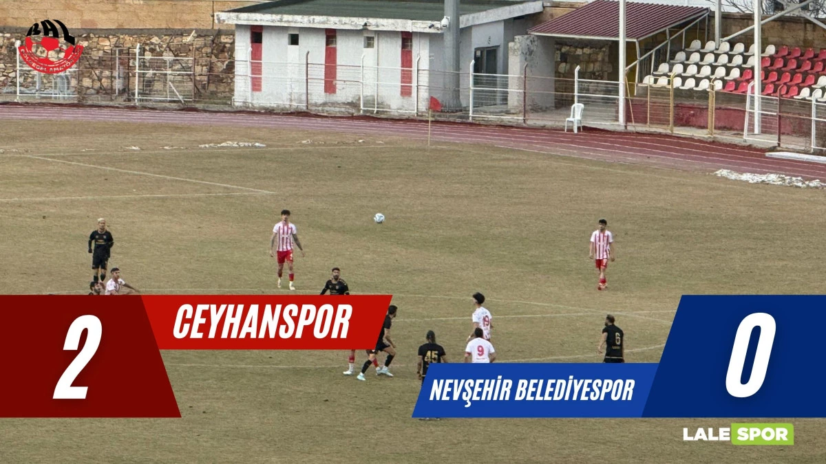 Nevşehir Belediyespor, deplasmanda Ceyhanspor'a 2-0 mağlup oldu