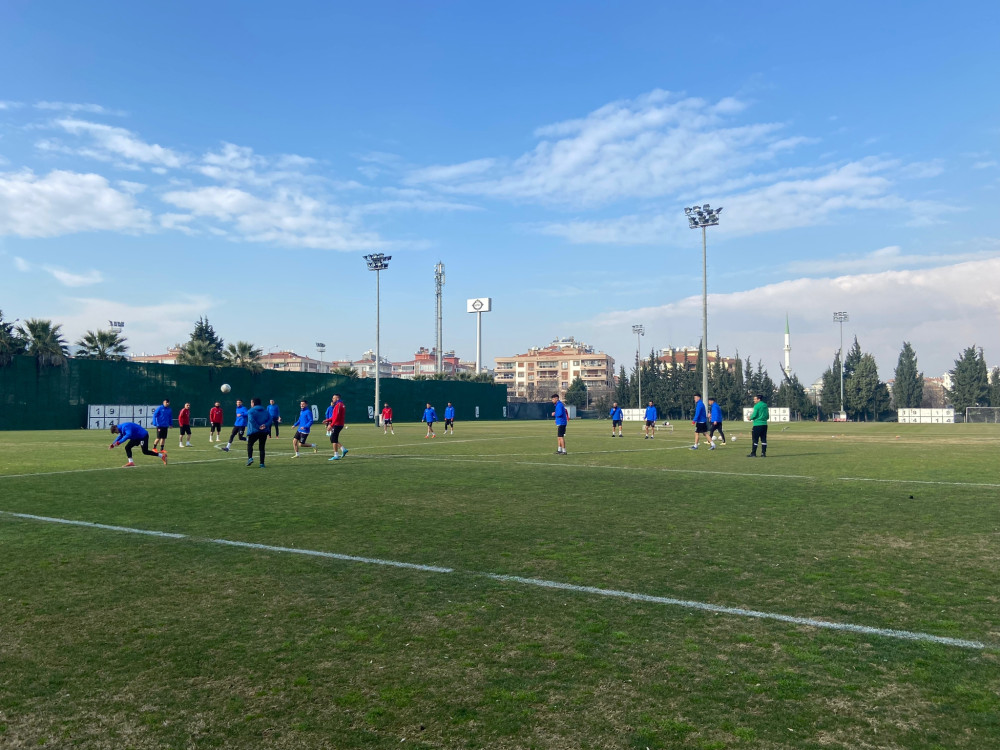 Nevşehir Belediyespor, Karşıyaka maçı öncesi son hazırlıklarını yaptı