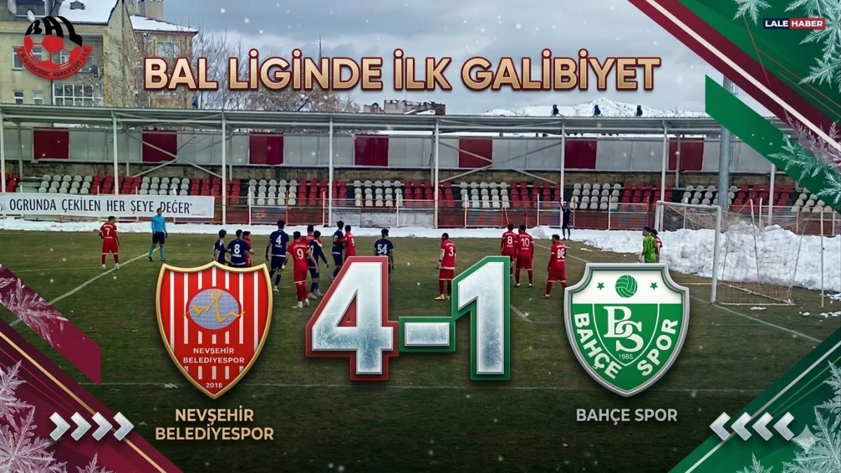 Nevşehir Belediyespor ligdeki ilk galibiyetini aldı