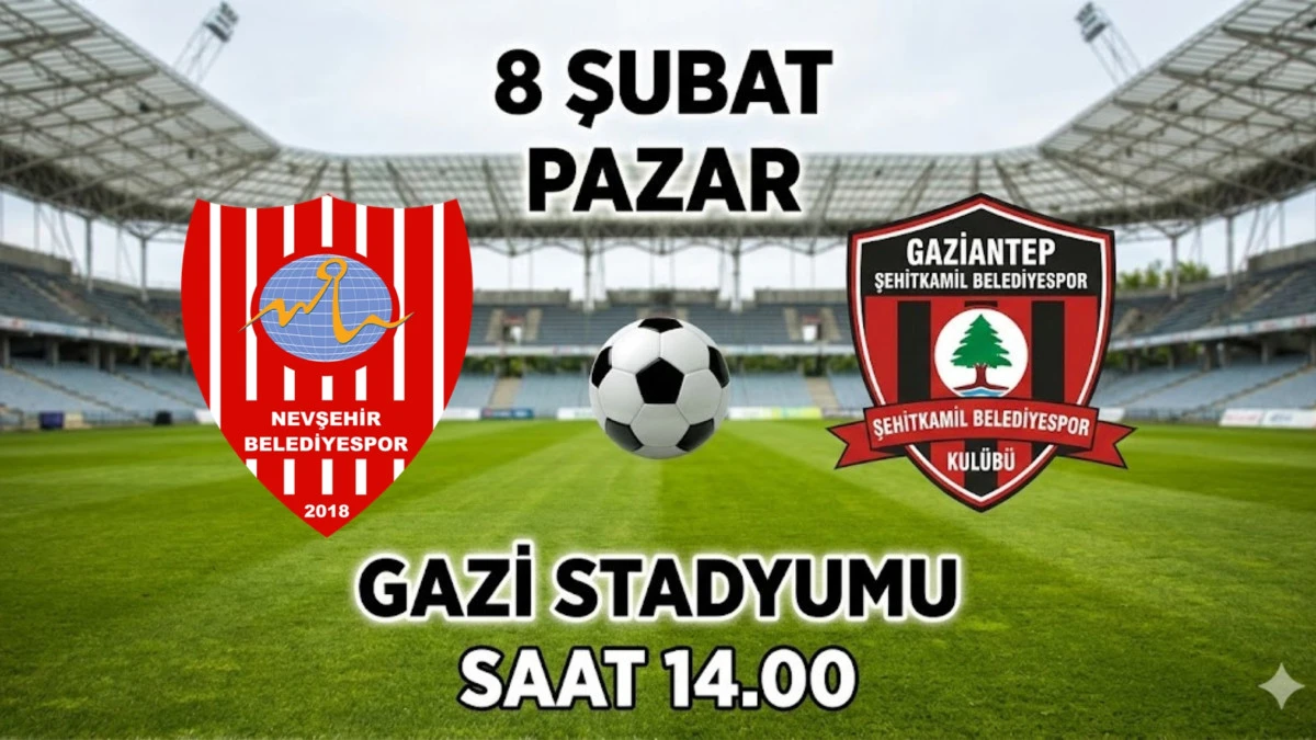 Nevşehir Belediyespor, Şehit Kamil Belediyespor ile karşılaşacak