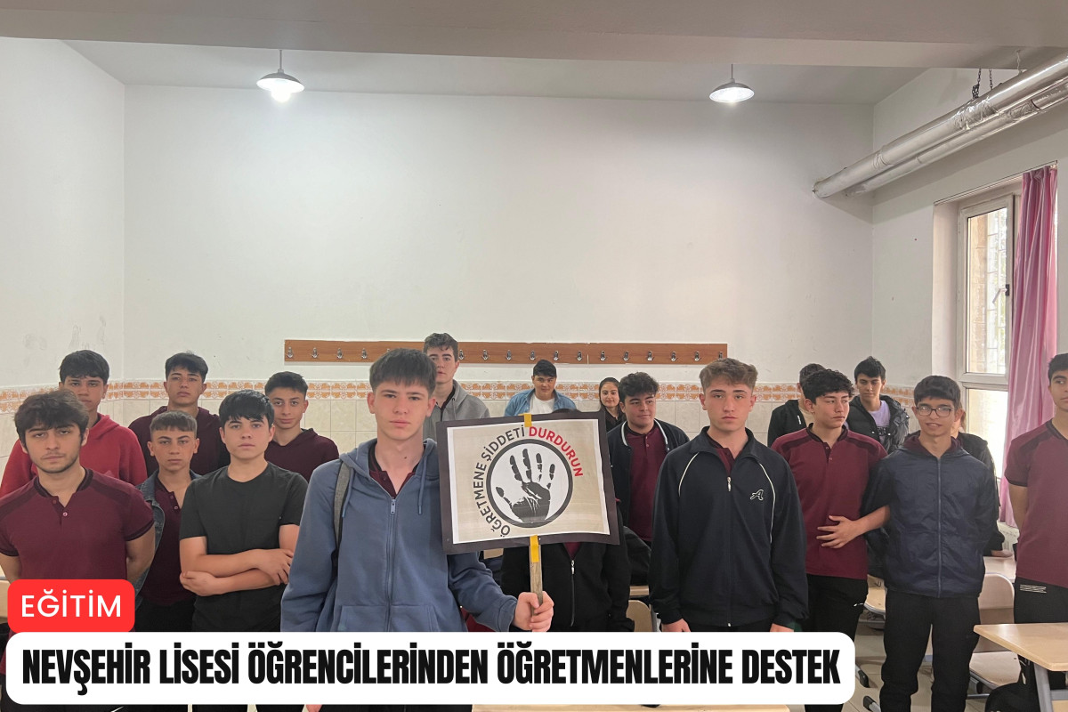 Nevşehir Lisesi öğrencilerinden 