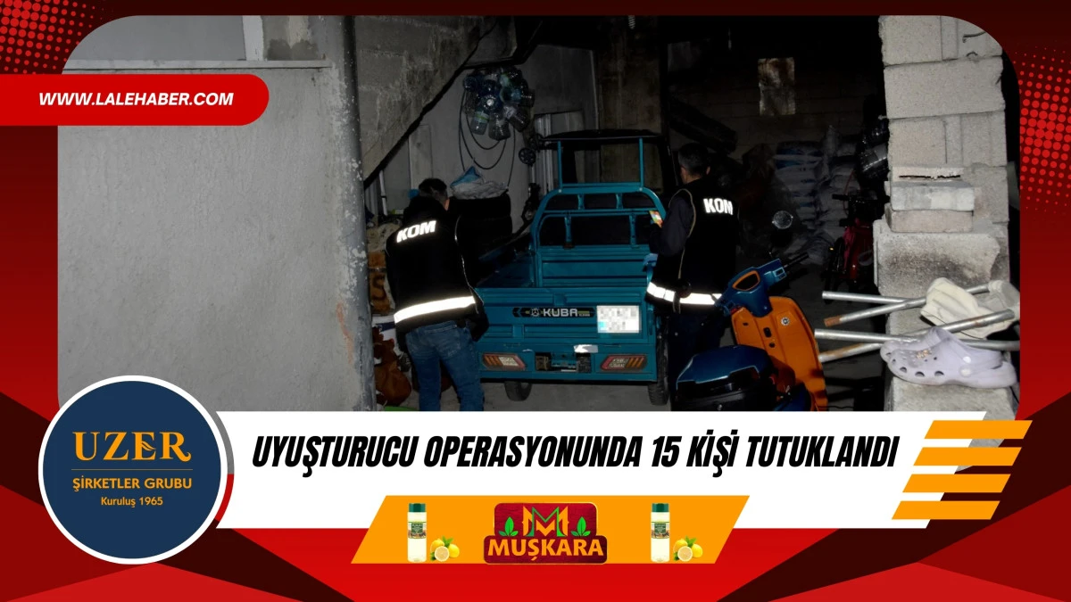 Nevşehir merkezli d&uuml;zenlenen uyuşturucu operasyonunda 15 kişi tutuklandı