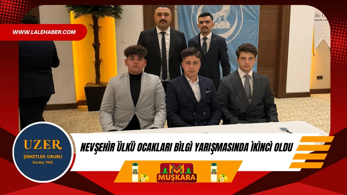 Nevşehir &Uuml;lk&uuml; Ocakları bilgi yarışmasında ikinciliği elde etti